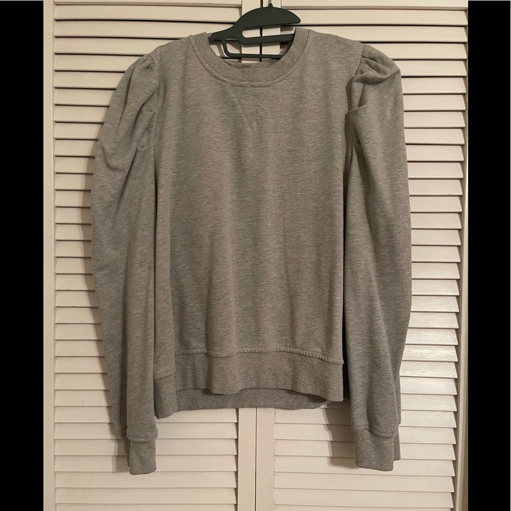 XL Cynthia Rowley Puff Sleeve Sweatshirt